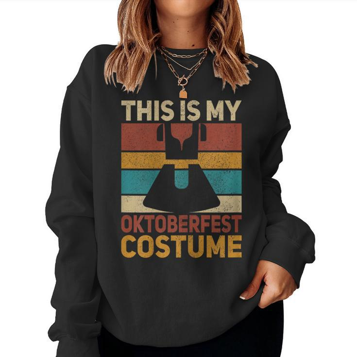 This Is My Oktoberfest Costume German Dirndl Outfit Women Sweatshirt