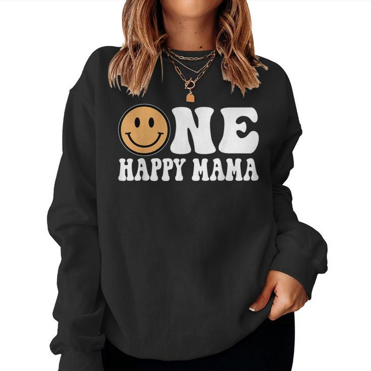 One Happy Dude 1St Birthday One Cool Mama Family Matching Women Sweatshirt