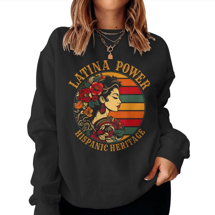 Hispanic Heritage Latina Power Mexican Women Sweatshirt