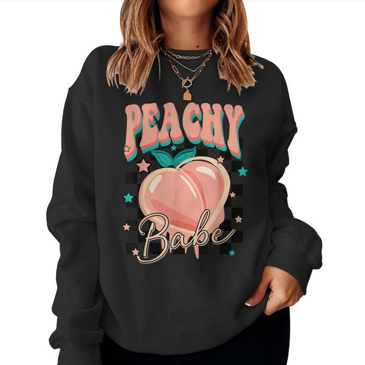 Peachy Babe Inspirational Women's Graphic Women Sweatshirt