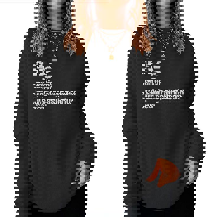 Pig Definition Bacon Bbq Barbecue Grill Men Women Kids For Pig Lovers Women Sweatshirt