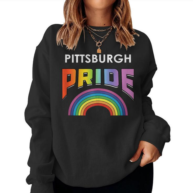 Pittsburgh Lgbt Pride 2020 Rainbow Women Sweatshirt