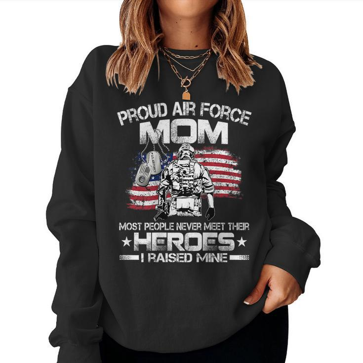 Proud Air Force Mom Air Force Graduation Mom Usaf Heroes Women Sweatshirt