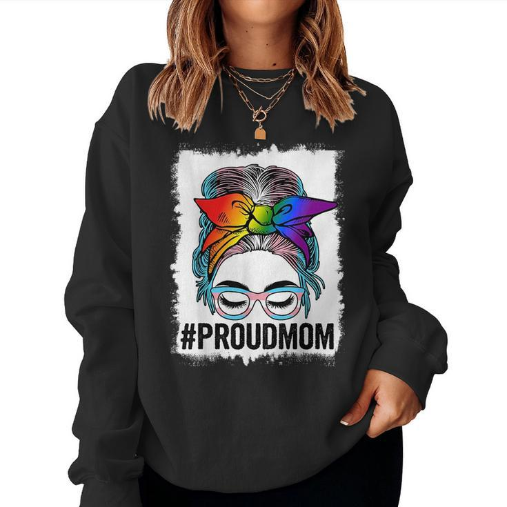 Proud Transgender Mom Transsexual Trans Pride Flag Lgbt Women Sweatshirt