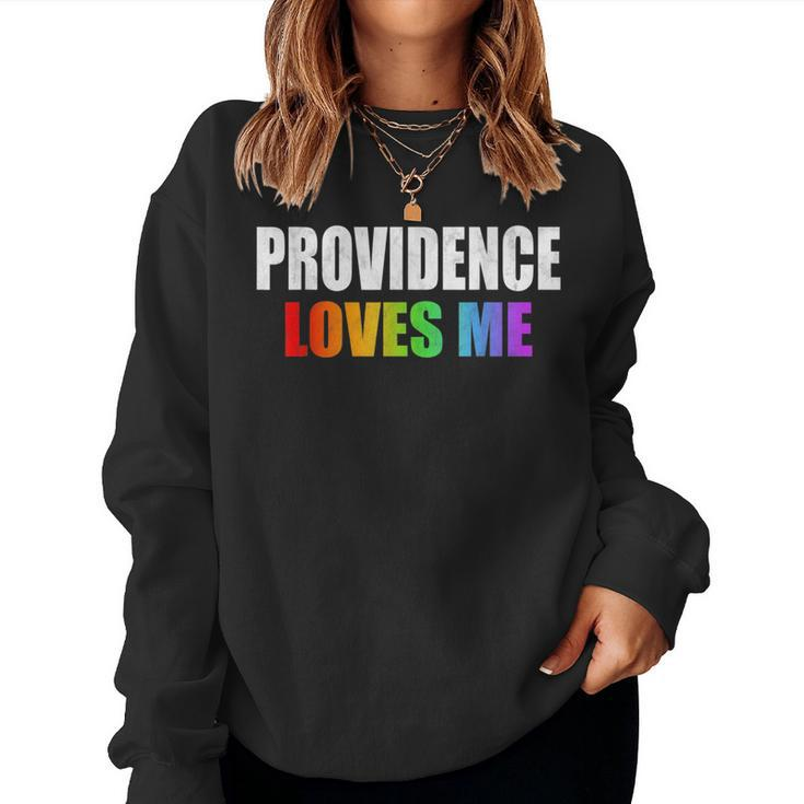 Providence Gay Pride Lgbt Rhode Island Rainbow Love T Women Sweatshirt
