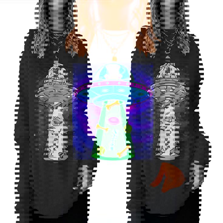 Pug Pug Lover Pug Ufo Pug Mom Pug Dad Pug Women Sweatshirt