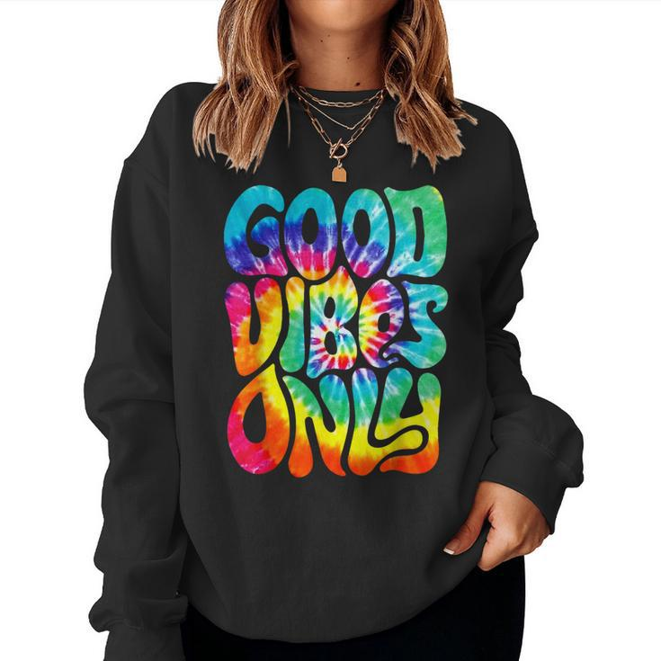 Retro Groovy Halloween Peace Love Hippie 60S 70S 80S Costume Women Sweatshirt