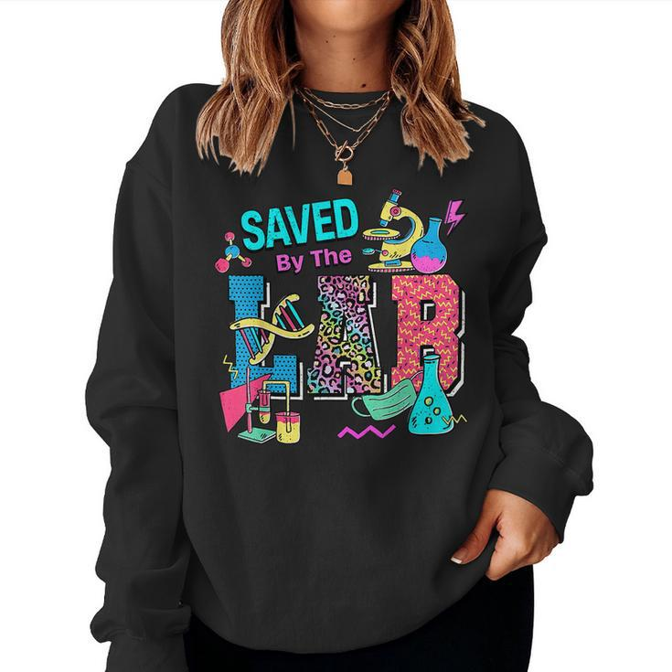 Saved By The Lab Week 2023 Phlebotomy Lab Tech Women Sweatshirt