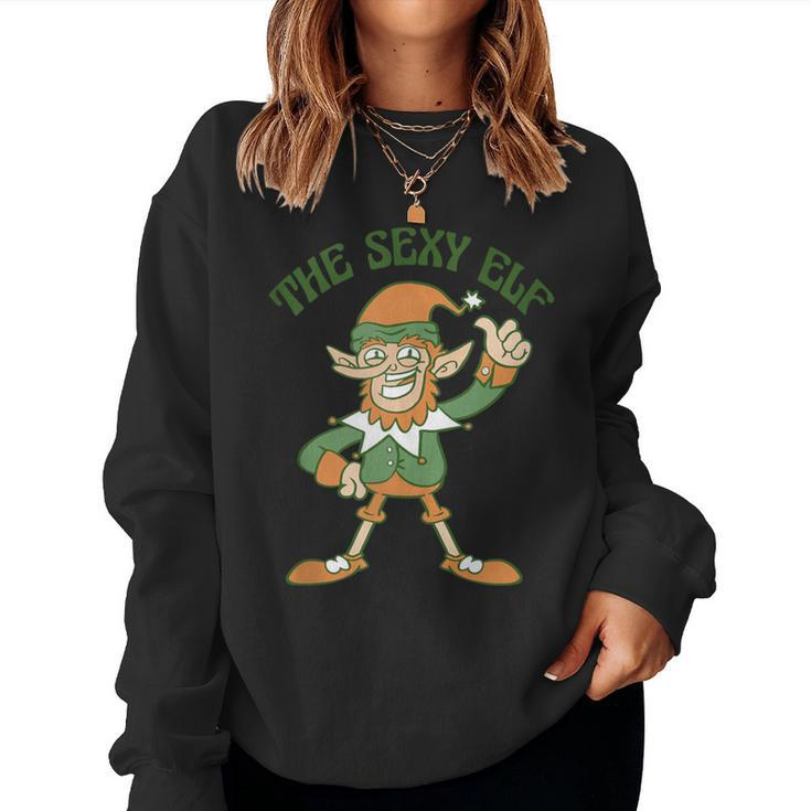 The Sexy Elf Cute Ugly Christmas Sweater Women Sweatshirt