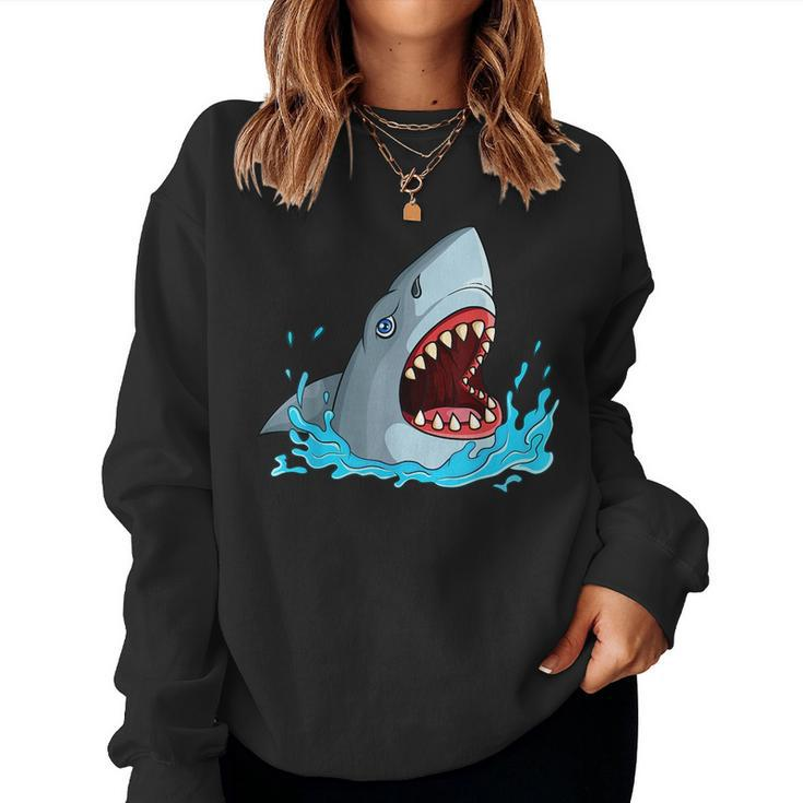 Shark  Kids Toddler Men Women Sharks Lover  Women Crewneck Graphic Sweatshirt