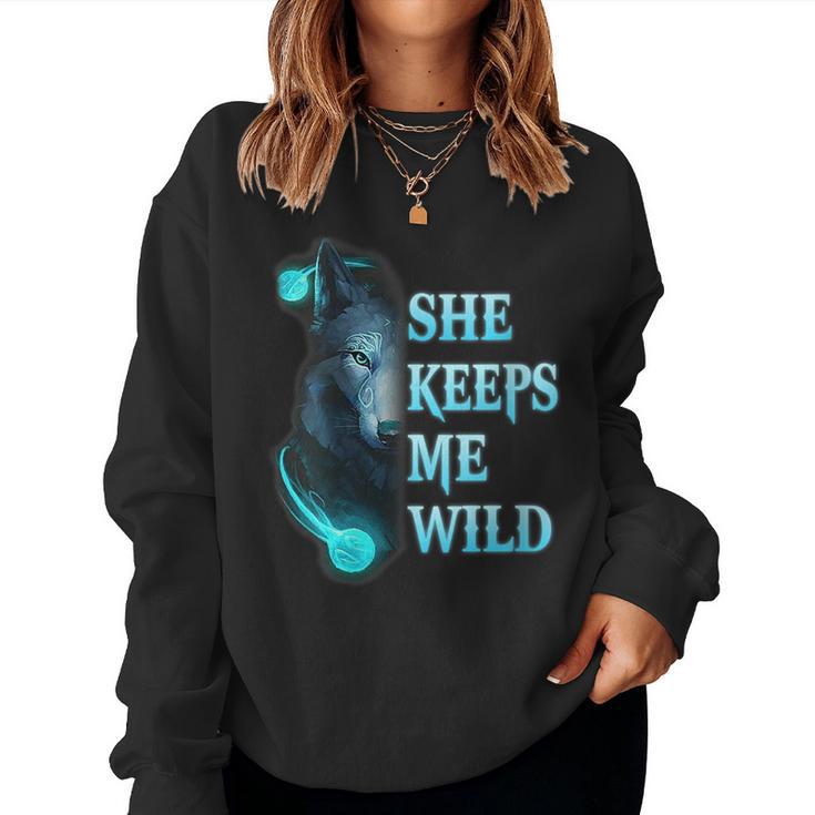 She keeps discount me wild hoodie