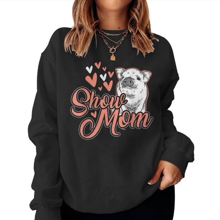 Show Mom Pig Women Sweatshirt