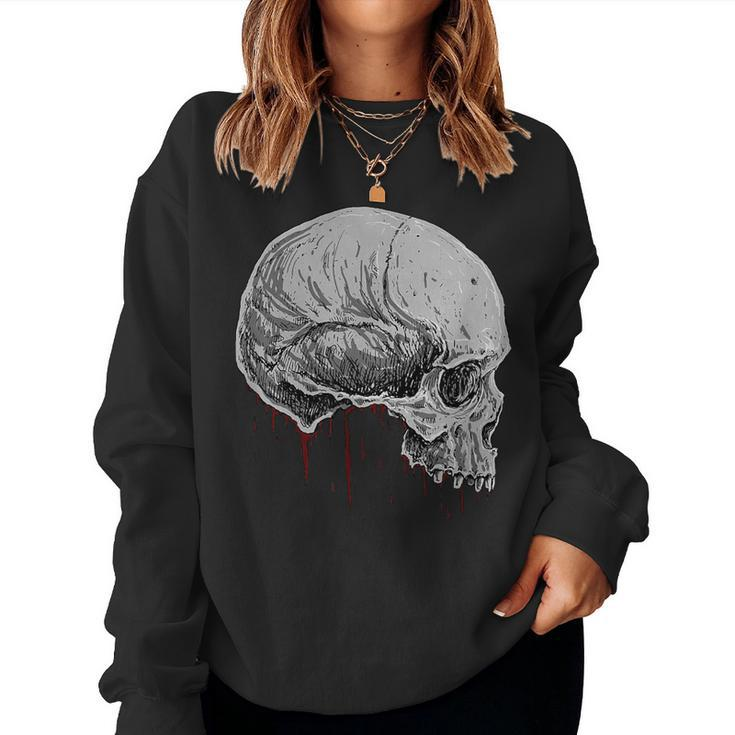 Skull Men Graphic Womens Y2k Gothic Rock Women Sweatshirt