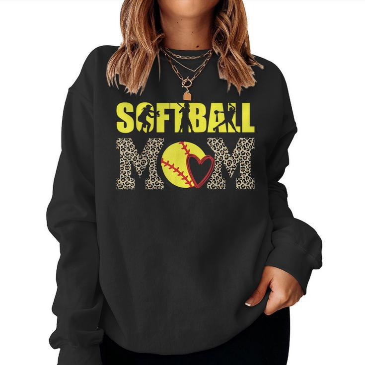 Softball Mom For Women Softball Mom Gear Softball Mom Women Sweatshirt
