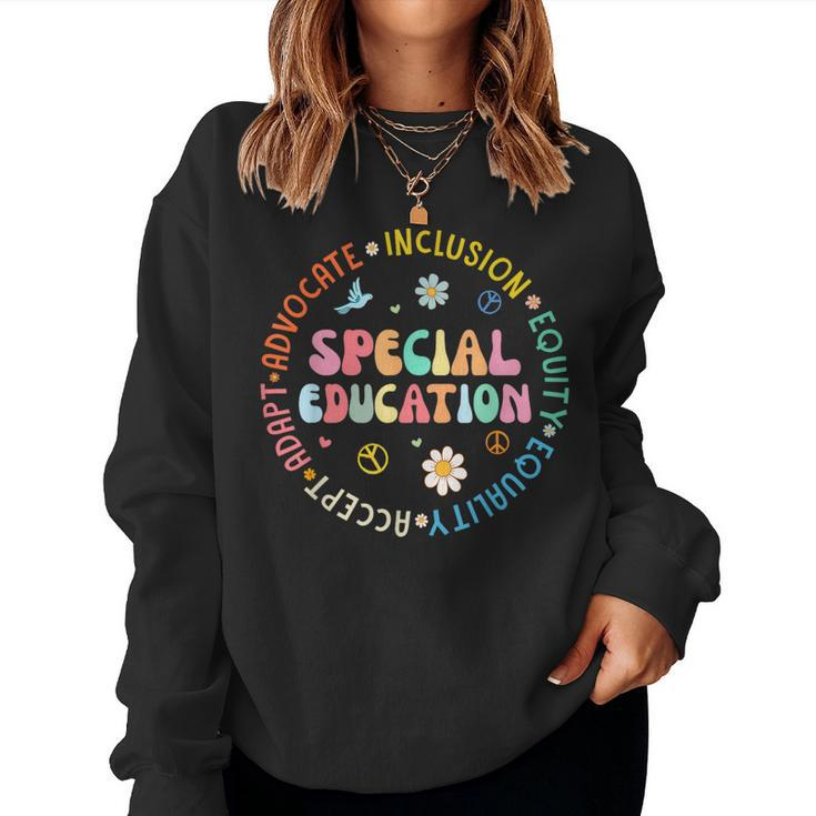 Special Education Back To School Teacher Women Sweatshirt