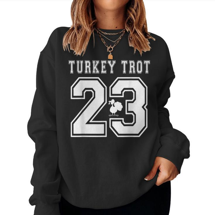 Thanksgiving Turkey Trot Costumes 2023 Fall Marathon Runner Women Sweatshirt