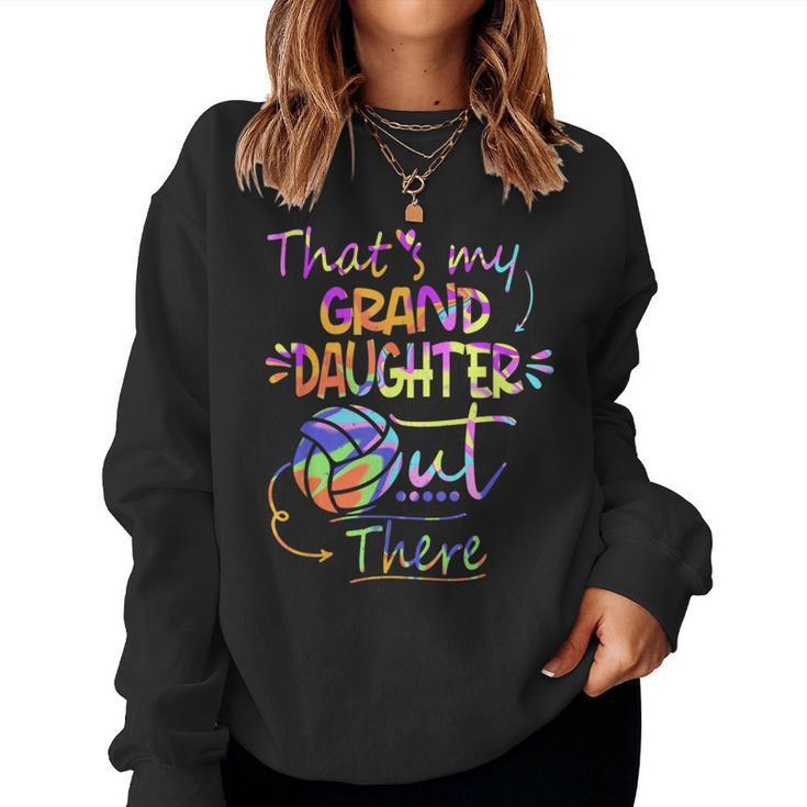 That's My Granddaughter Out There Volleyball For Grandma Women Sweatshirt