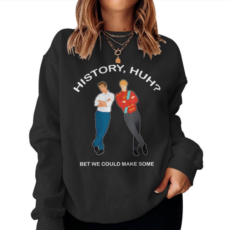 History Huh Red White And Royal Blue Gtbt For Women Sweatshirt