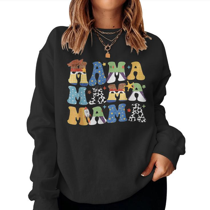 Toy Story Mama Boy Mom Mother's Day For Womens Women Sweatshirt