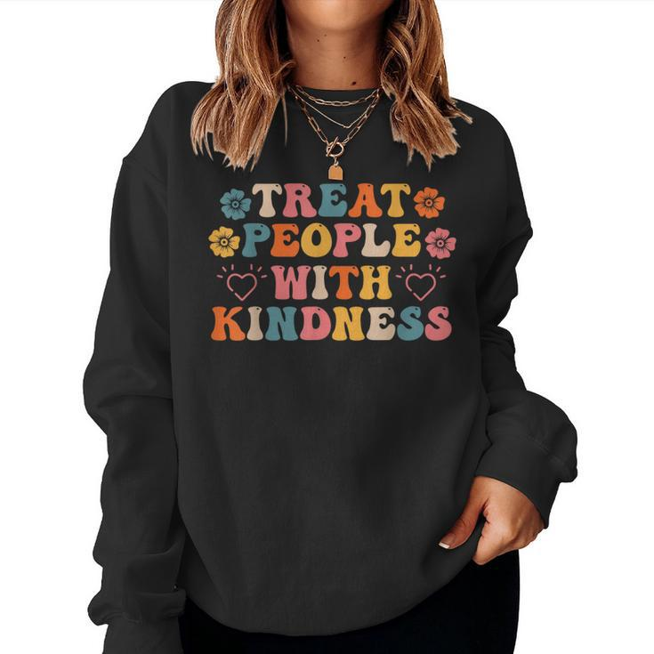 Treat People With Kindness Graphic  For Women And Men  Women Crewneck Graphic Sweatshirt