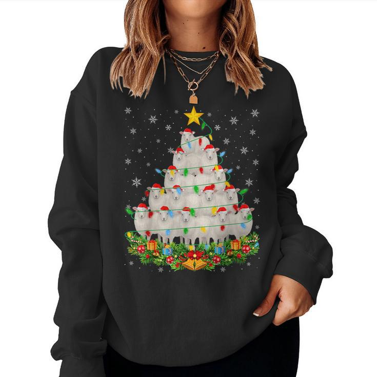 Ugly Christmas Sweater Day Sheep Christmas Tree Women Sweatshirt