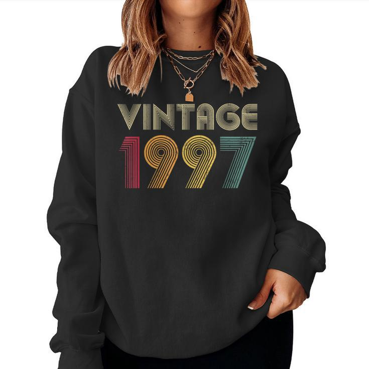Vintage 1997 26Th Birthday 26 Years Old Men Women Retro Women Sweatshirt