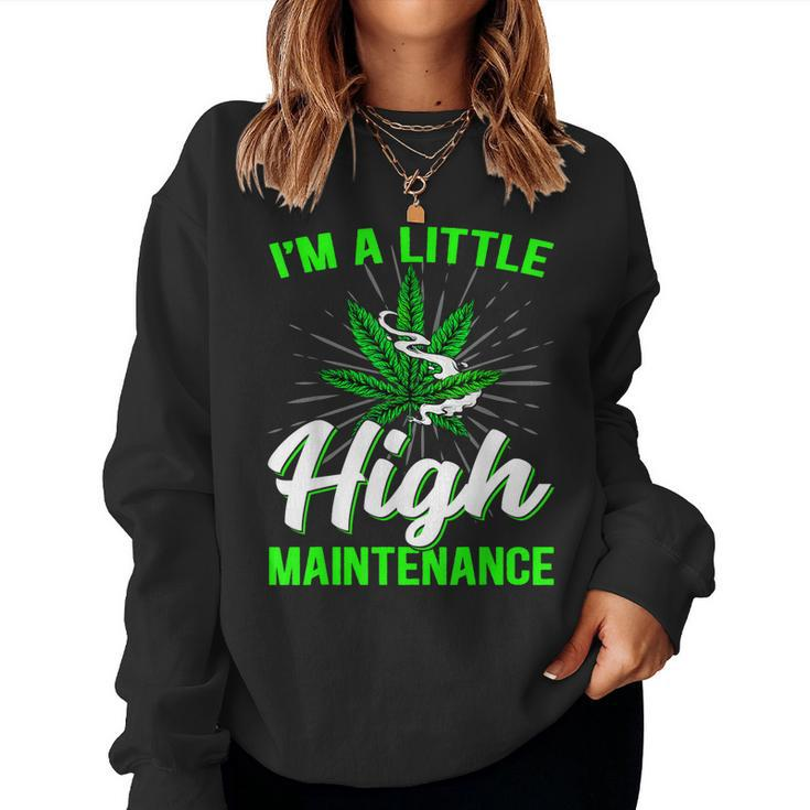 Weed Joke 420 Marijuana Graphic Men Women Cannabis Women Sweatshirt