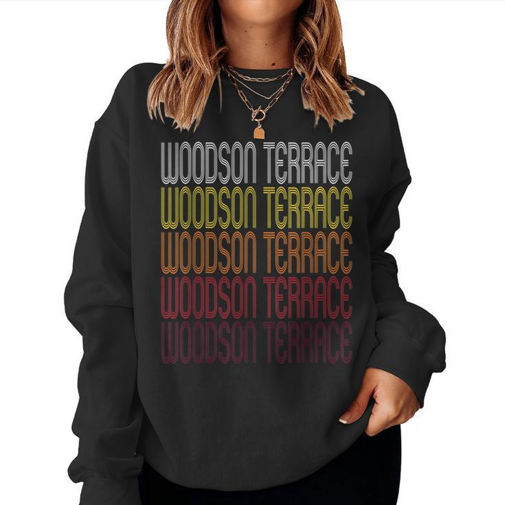 Woodson Terrace Mo Vintage Style Missouri Women Sweatshirt