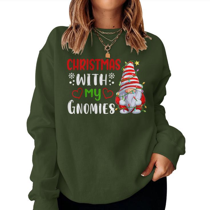 Gnome Family Christmas For Gnomies Xmas Women Sweatshirt