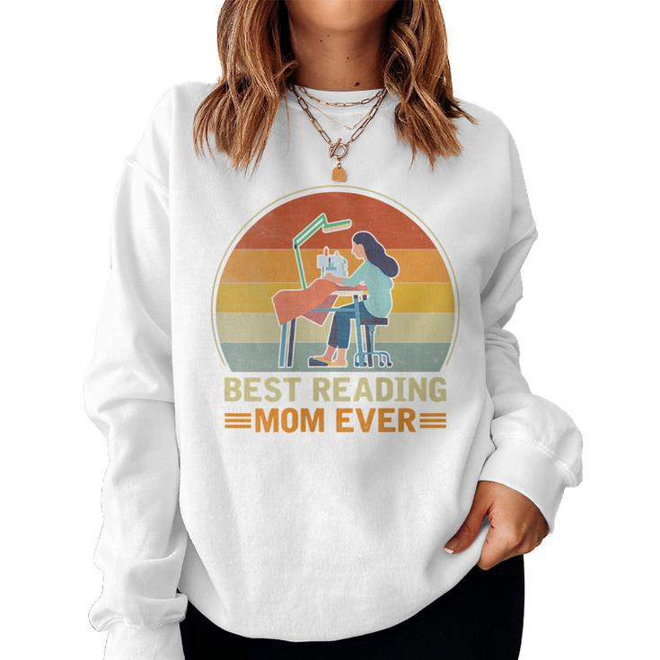 Best Sewing Mom Ever Retro Vintage Sewing Lover Mommy Women Sweatshirt
