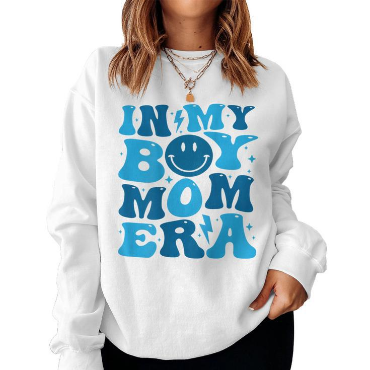 In My Boy Mom Era On Back Women Sweatshirt