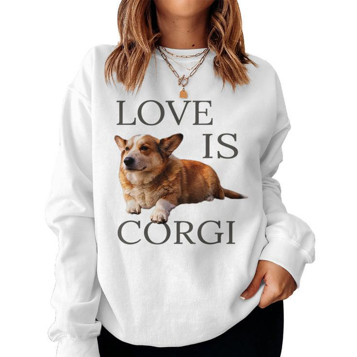 Corgi Men Women Boys Girls Kids Love Dog Mom Women Sweatshirt