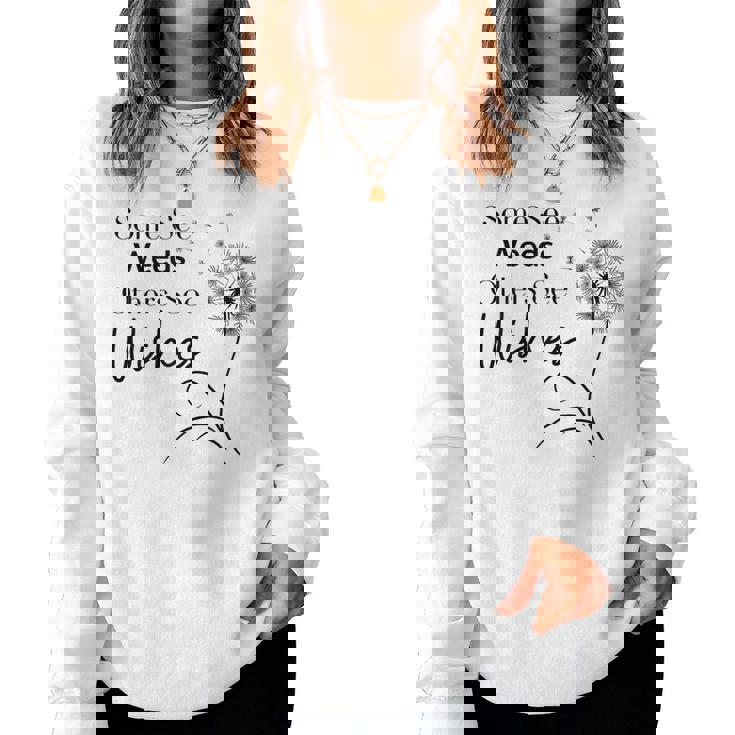 Dandelion Wishes Women Sweatshirt