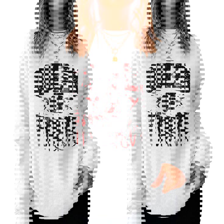 Horror Movie Scary Queen Of Horror Mother's Day Mother's Day Women Sweatshirt