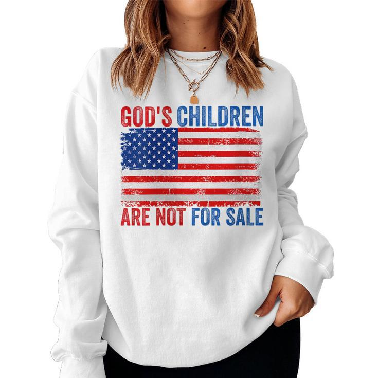 Gods Children Are Not For Sale Women Sweatshirt