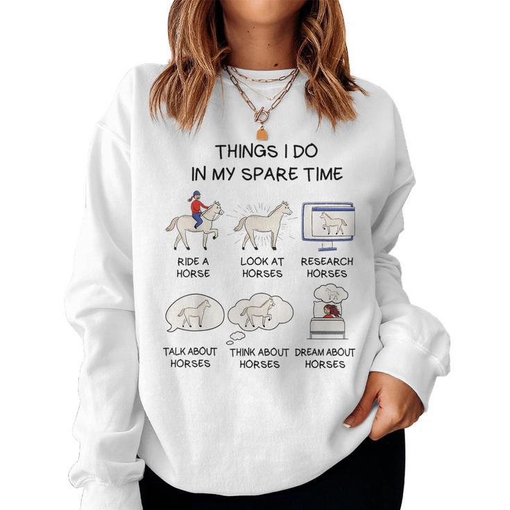 Horse For Girls Ns Horse Riding Women Sweatshirt