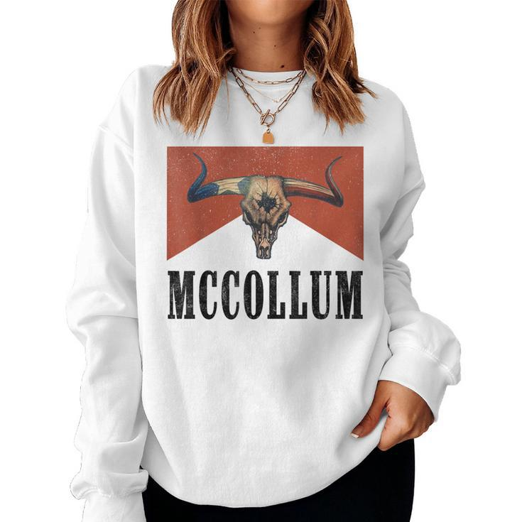 Howdy Mccollum Western Mccollum Punchy Cowboy Cowgirl Style Women Sweatshirt
