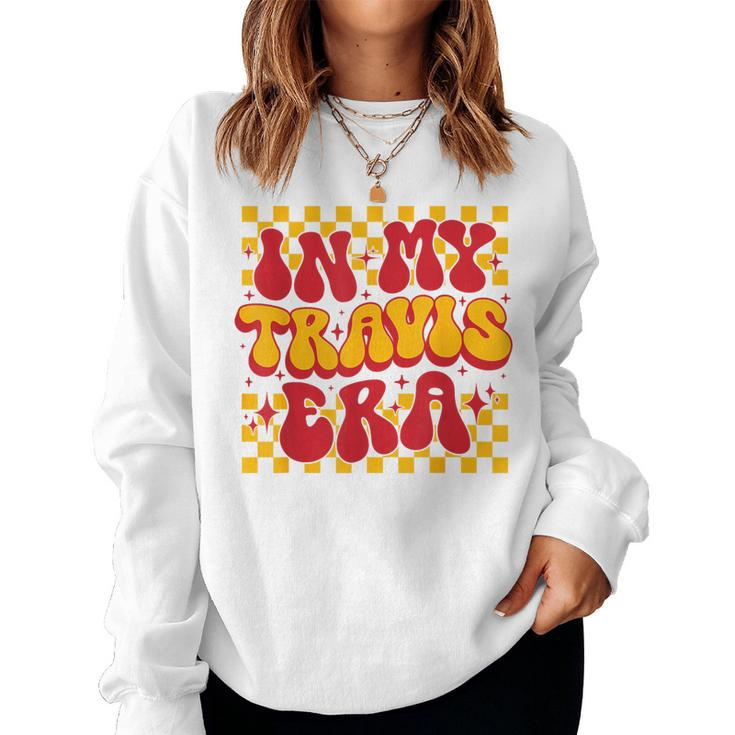 Retro Groovy In My Travis Era Women Sweatshirt