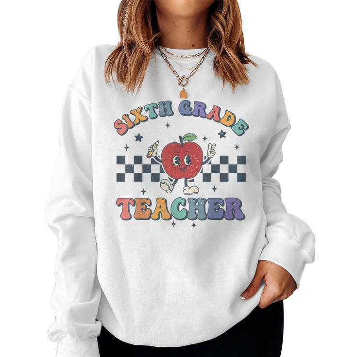 Sixth Grade Teacher Back To School Team 6Th Grade Teachers  Women Crewneck Graphic Sweatshirt