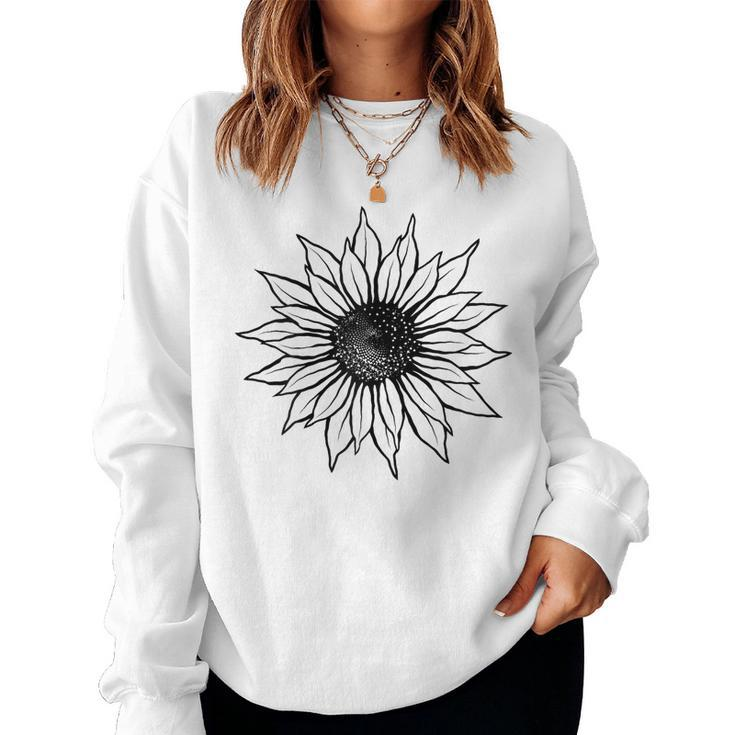 Sunflower N Girls Cute Floral Graphic Casual Summer Sweatshirt