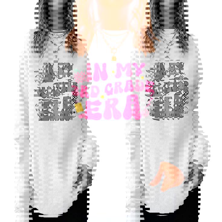 In My Third Grade Era Back To School 3Rd Grade Teacher Team Women Sweatshirt
