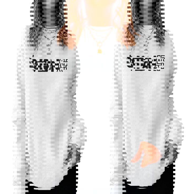 Vegan Af Gym Workout Vegetarian Vegan For Women Women Sweatshirt