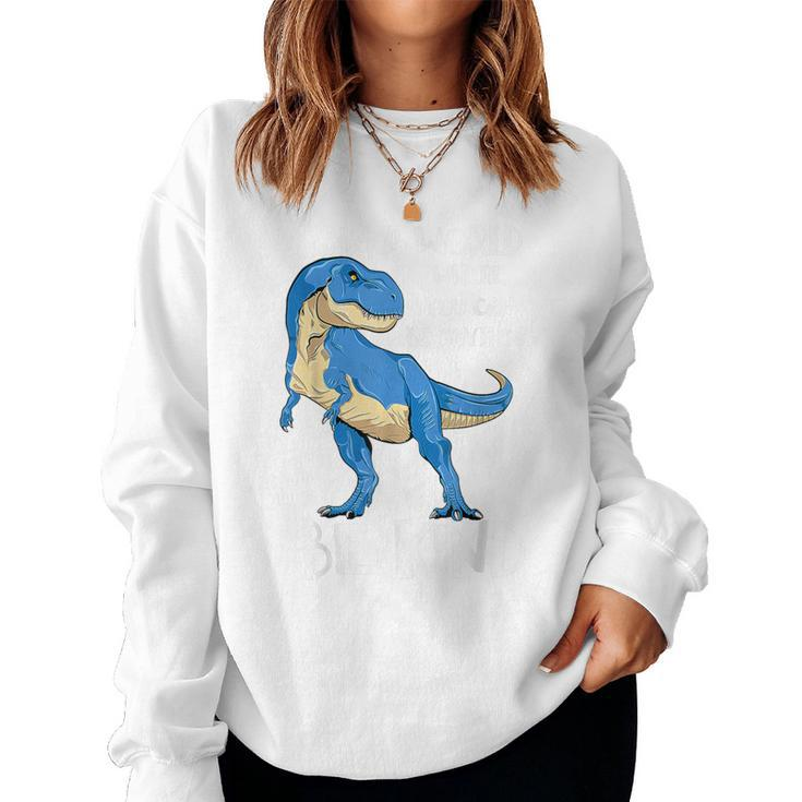 In A World Where You Can Be Anything Be Kind Dinosaur T Rex Women Sweatshirt