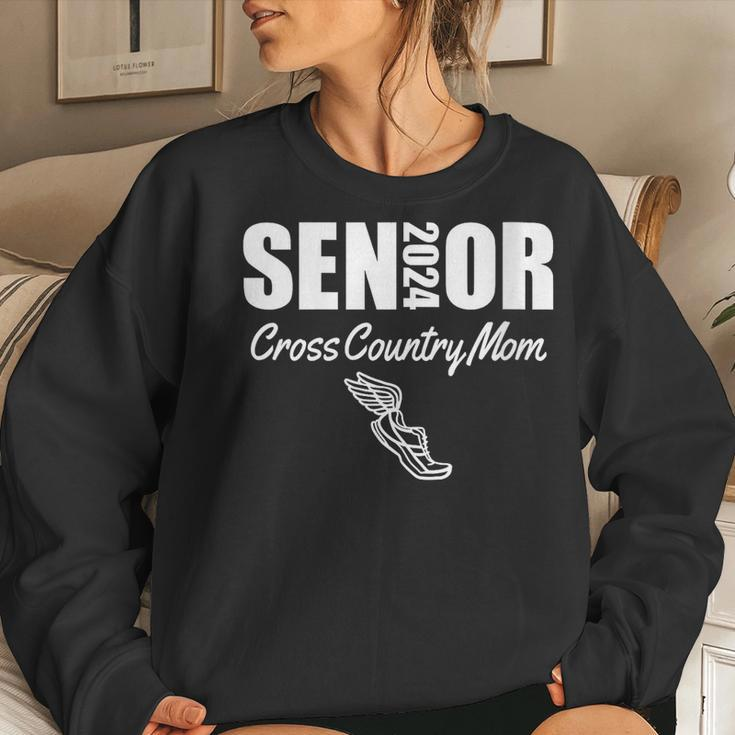 2024 Senior Cross Country Mom Class Of 2024 Parent Helper Women Sweatshirt Gifts for Her