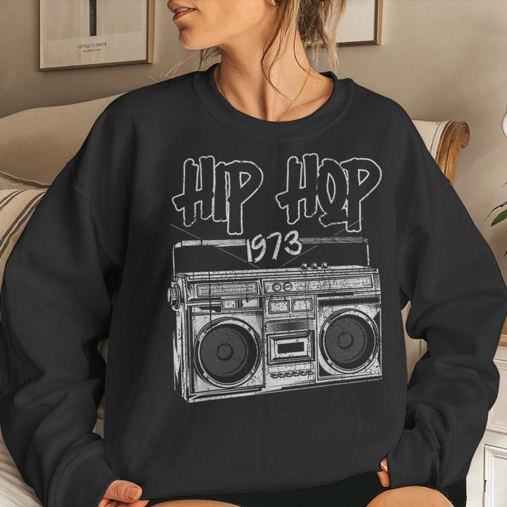50 Years Hip Hop 50Th Anniversary Hip Hop Celebration Women Sweatshirt Gifts for Her