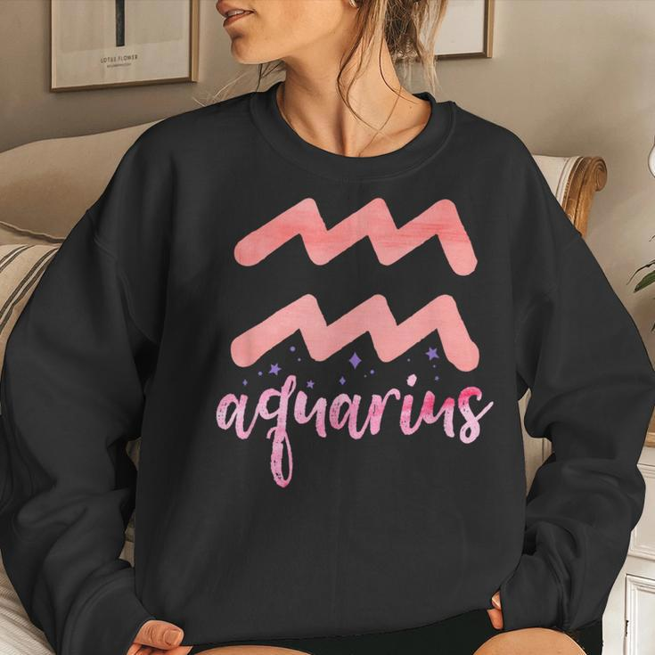 Aquarius Girl Horoscope For Her Aquarius Women Sweatshirt Gifts for Her