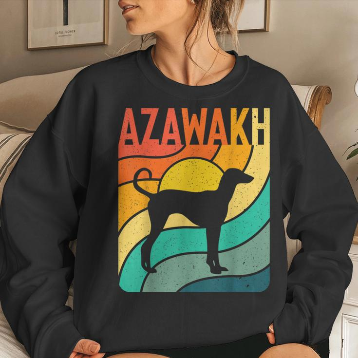Azawakh Vintage Retro Dog Mom Dad Women Sweatshirt Gifts for Her