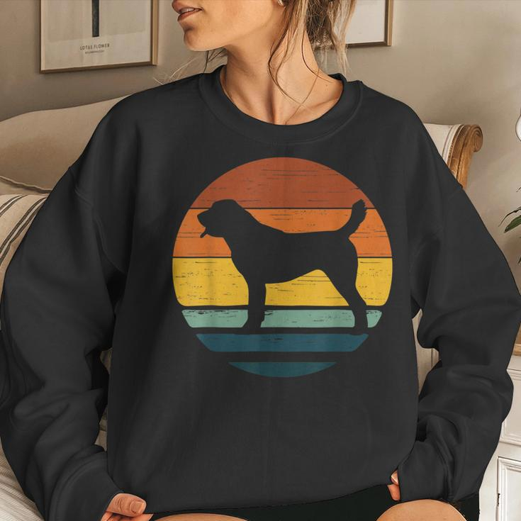 Central Asian Shepherd Vintage Retro Mom Dad Dog Women Sweatshirt Gifts for Her