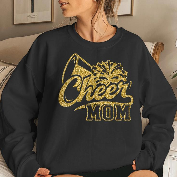 Cheer Mom Biggest Fan Cheerleader Cheerleading Mother's Day Women Sweatshirt Gifts for Her