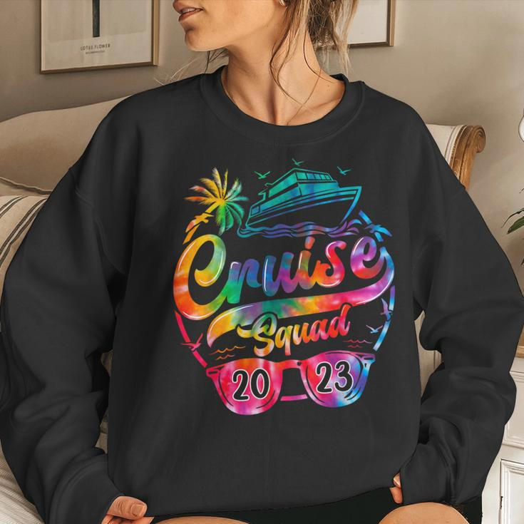 Cruise Squad 2023 Tie Dye Birthday Cruise Bday Women Sweatshirt Gifts for Her